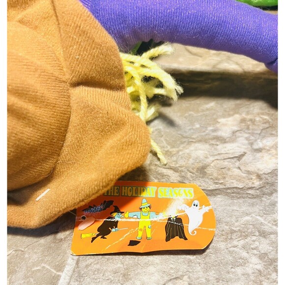 VTG Halloween 18” Scarecrow Plush Goffa International Stuffed Plushie Doll - Picture 6 of 7